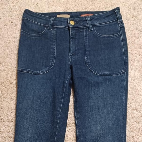 ANTHROPOLOGIE PILCRO The Icon Low Rise Flare Jeans 24/25 - Picture 3 of 10